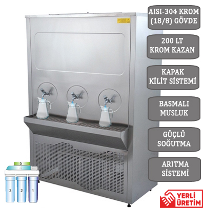 DT%20200%20PLUS-A%2060%20lt/Saat%20Arıtmalı%20Su%20Sebili